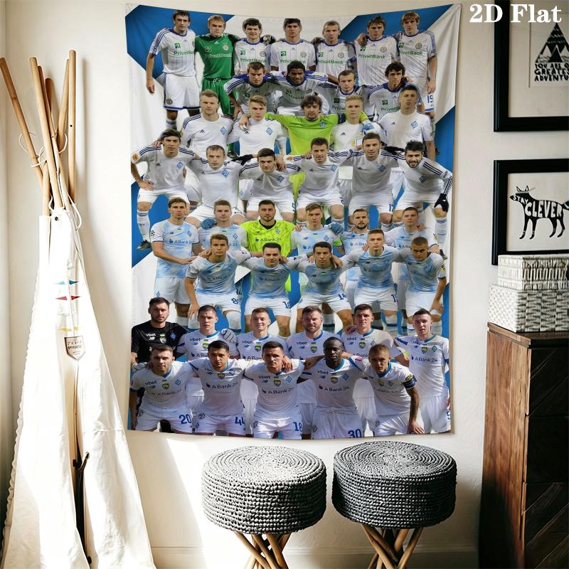 FC Dynamo Moscow Wall Tapestry Aesthetic Wall Hanging Printed Fabric Blanket Decorative Tapestries for Bedroom Living Room Home Decor