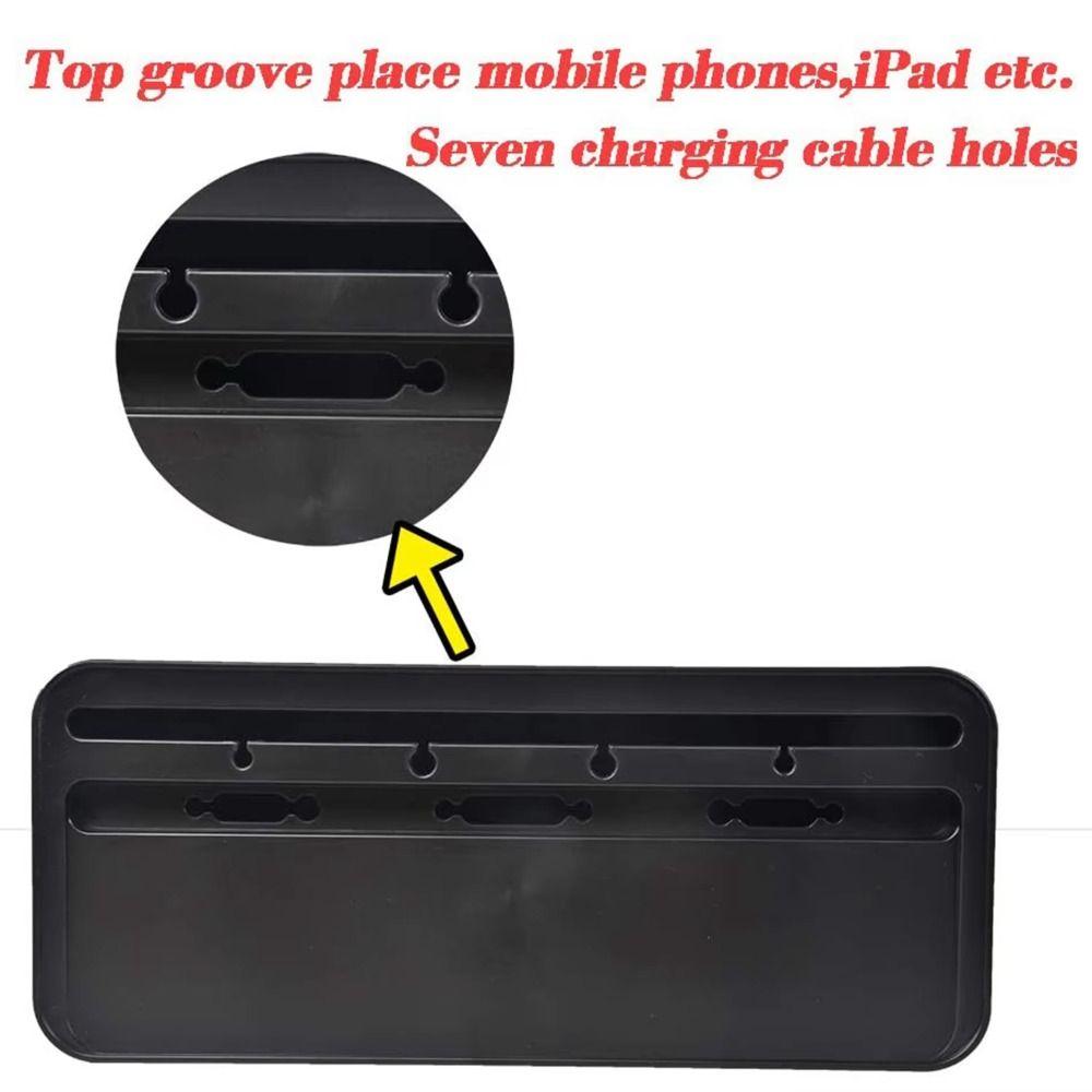 Storage Bin Desk Power Cable Box Plastic Power Wire Case Reusable Charger Socket Organizer  Charger