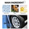 Tire Cleaner Paste Auto Rubber Parts Shiny Paste Durable Tire Brightener Protector For Car Tire 100g