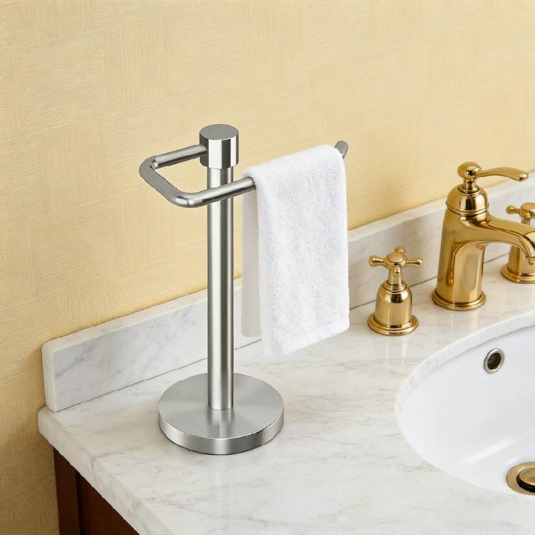 Universal Application Freestanding Steel Towel Rack Spacious Towel Brackets for Bathroom Strong Build Any Decors