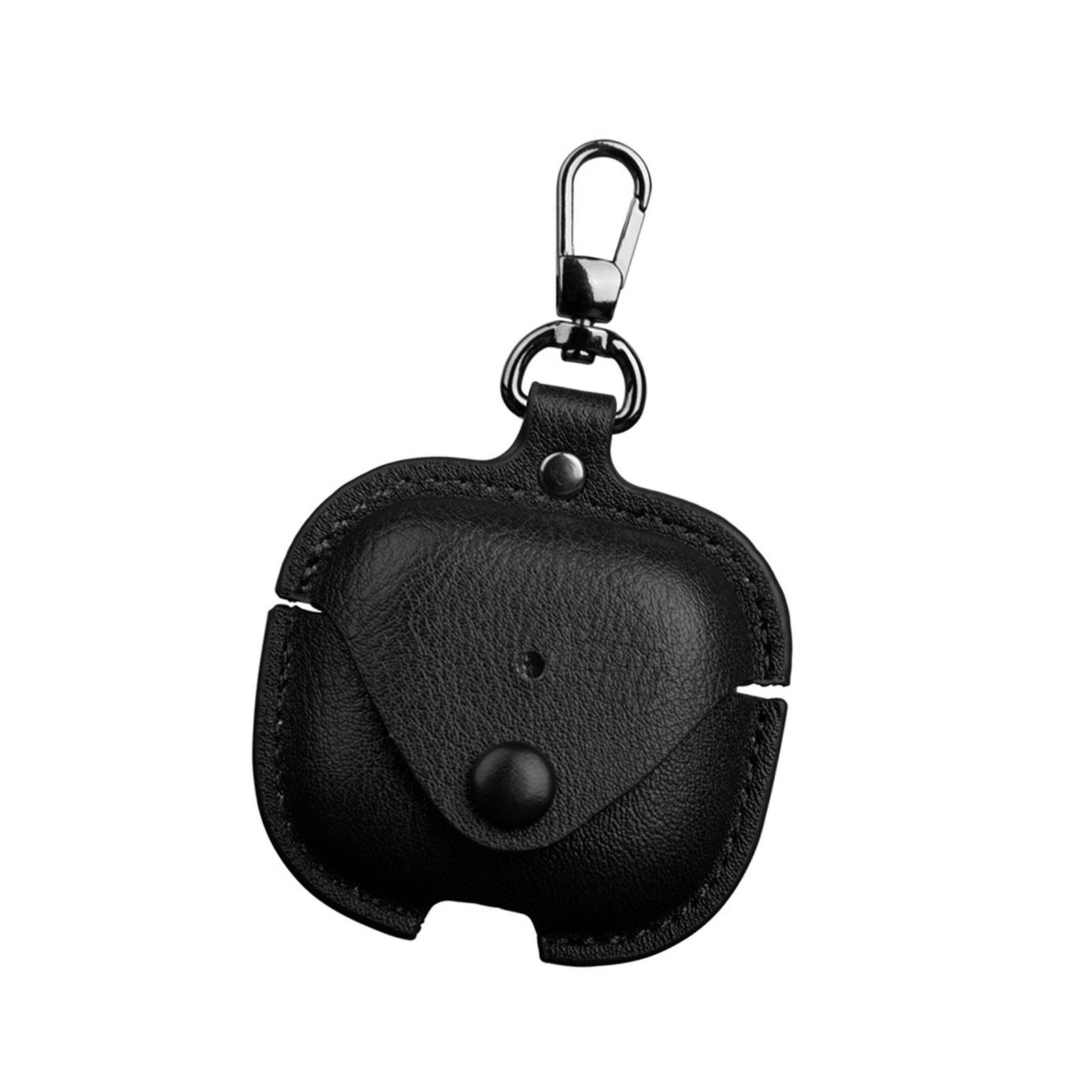 

Waterproof Classical Faux Leather Earphone Cover For Pro3 Model Earphones Case Sweatproof Drop Protections Design чорний