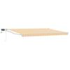Toldo Articulado Manual com LEDs Solares Amarelos e Brancos 4 x 2 m