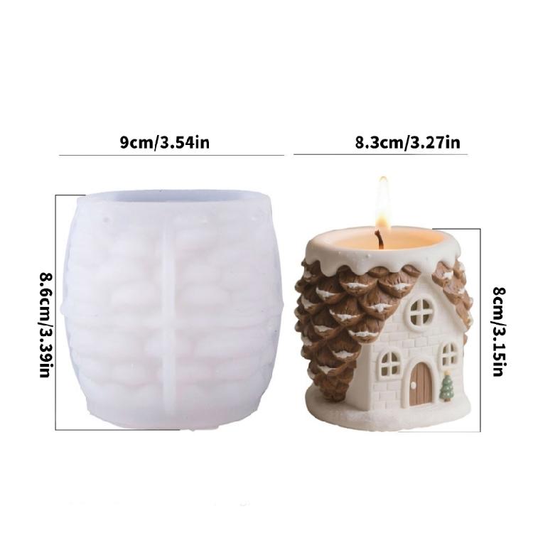 Flexible Silicone Mold For Pinecone House Planter Resin Jewelry Holder DIY Crafts Concrete Casting Home Gardening Decoration Creative Gift