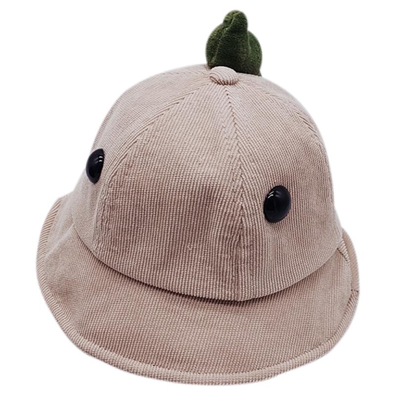 Autumn Baby Boys Girls Toddler Cartoon Design Bucket Hats Caps Reversible Sun Headwear