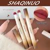 SHAQINUO Crema en Polvo Labial Velvety Mist: Tonos Naturales Mate para Maquillaje de Otoño/Invierno