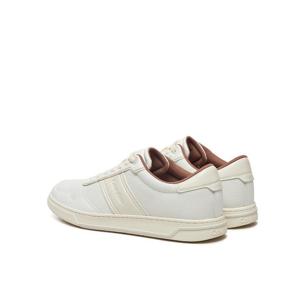 Мужские кроссовки Calvin Klein Low top lace up logo hm0hm01653 белые