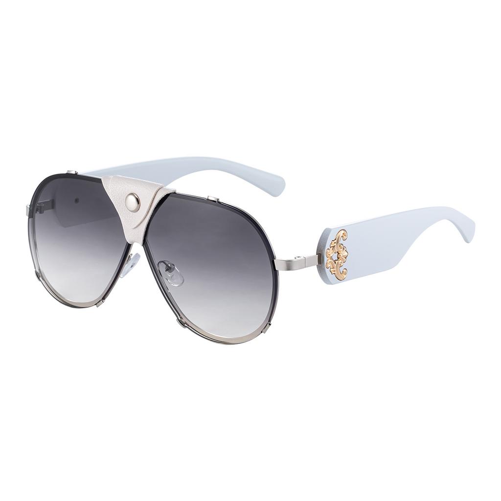 Luxury Oversized Women Sunglasses Stylish Pilot Rimless Sun Glasses Designer Fashion UV400 Protection