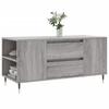 Coffee Table Gray Sonoma 102 X 44.5 X 50 Cm Particleboard