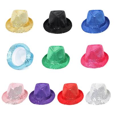 Sequin Jazz Hat Fedora Trilby Hat Disco Fedora Sequin Hat Sequin Fedora Hat