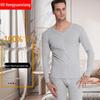 Hengyuanxiang Men's Pure Cotton Thermal Underwear Set