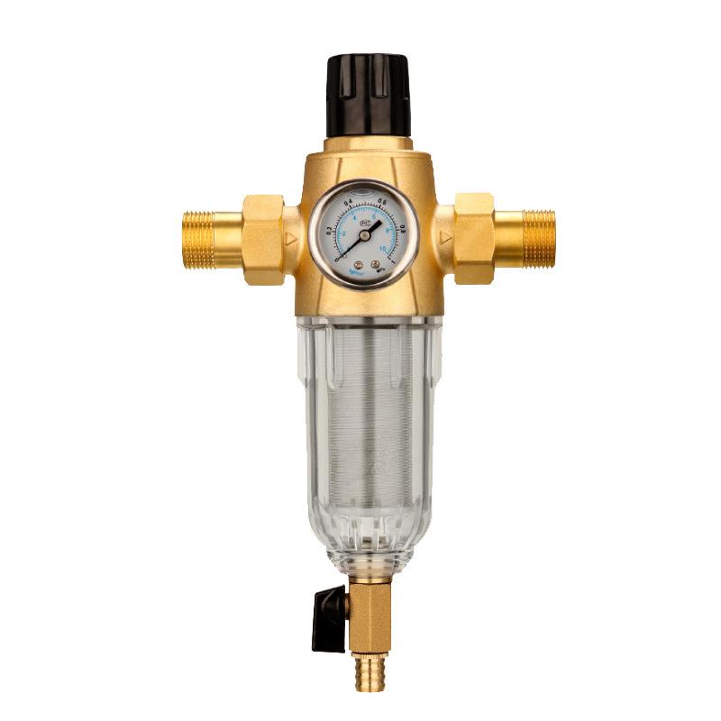 Copper Tap Water Pre-filter: Automatic Backwashing, High Flow Rate, Whole House Purifier
