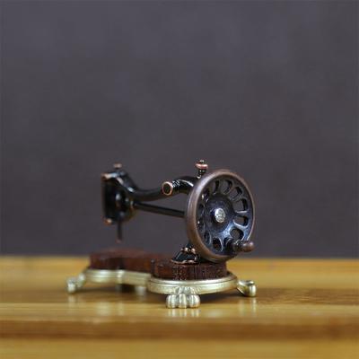 1:12 Puppenhaus Miniatur Nähmaschine Retro Möbel Modell Heimdeko Spielzeug Puppenhaus Zubehör