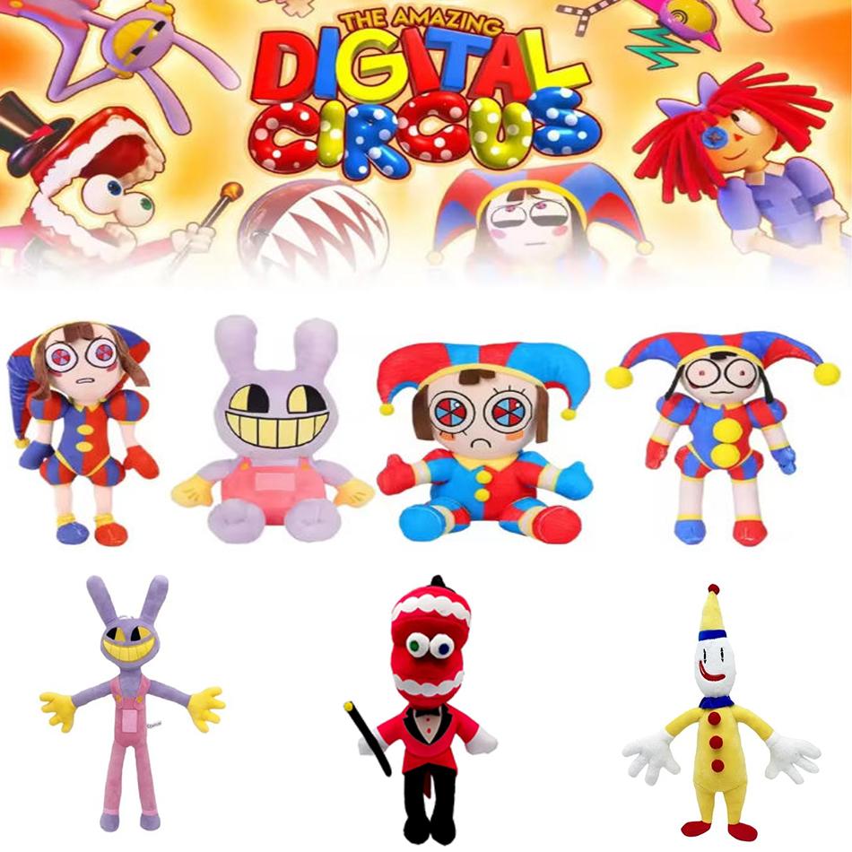 Neu Der Erstaunliche Digitale Zirkus Plüsch Clown Ragatha pomni Cartoon Jax Puppe Joker Plüsch Weich Gefüllt Sofa Dekorieren Weihnachtsgeschenk
