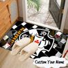 Custom Name Vasco da Gama Crest Rug for Living Room, Game Rooms, Office, Bedroom, Floor Mat Playful Design, fan gifts Christmas decor