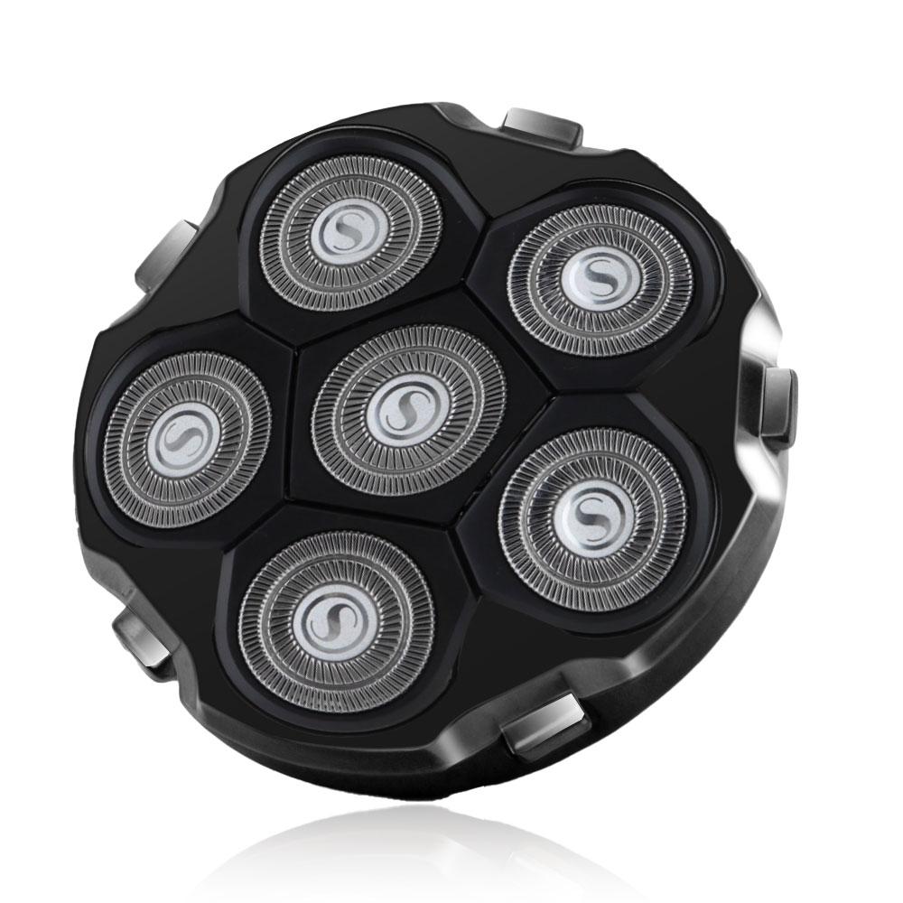 Electric Head Shavers for Bald Men 6D Magnetic Razor Hair Trimmer USB Rechargeable LED Display Waterproof Beard Shavers