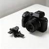 Aluminium 4-weg Macro Focus Rail Slider met 1/4 Schroef voor Camera Directionele Regulator Macro Beugel Slider