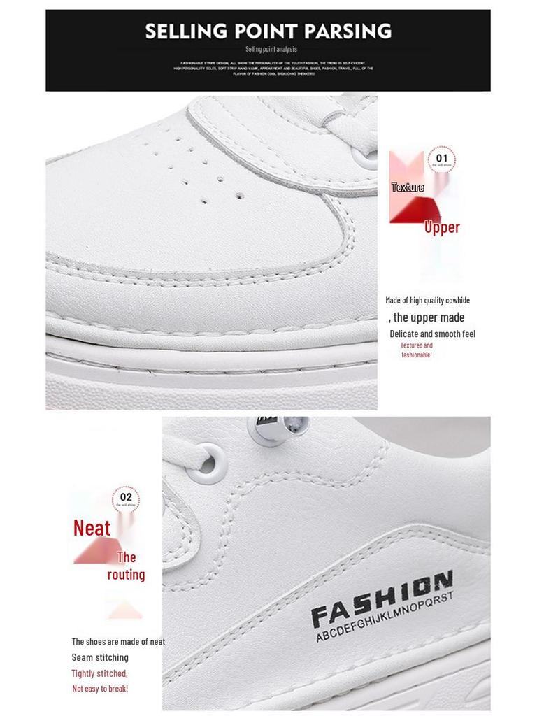 Men's Korean Style White Canvas Slip-On Loafers - Trendy Spring Low-Top Casual Shoes