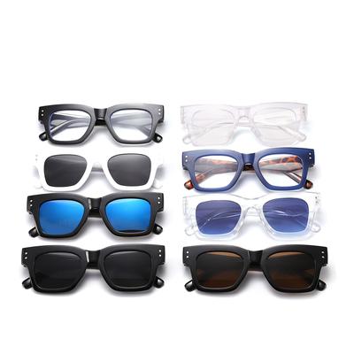 New Vintage Square Sunglasses Women Men Brand Rectangle Sun Glasses Female Oval Eyewear Oculos De Sol for Male Female Eyeglasses