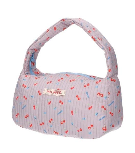 Сумка с вишневым узором, 103251054006, Серая, Один размер