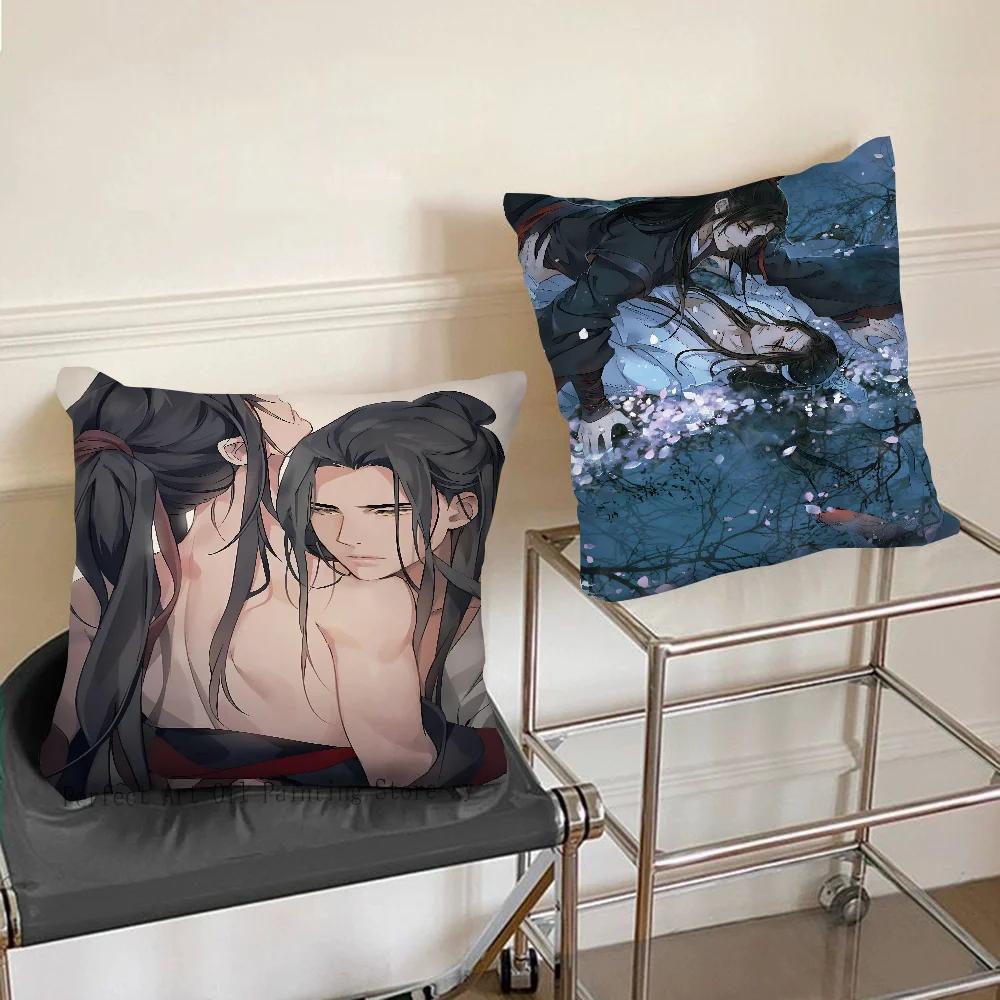 Anime Grandmaster Mo Dao Zu Shi MDZS Pillow Bedroom Sofa Leisure Comfort Cushion Car Living Room Home Decoration