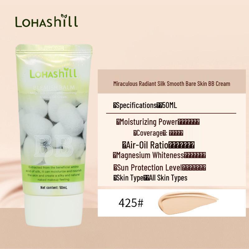Koreanische lang anhaltende feuchtigkeitsspendende BB-Creme: Wischfest, Kein Abfärben, Dünnes Make-up, Kein Verklumpen