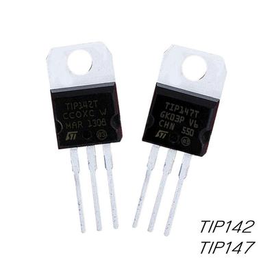 20 Stück TIP142T TIP142 TIP147T TIP147 TO-220 NPN PNP DARLINGTON Leistungstransistor TIP142T + TIP147T STMicroelectronics 3-Pin TO220 Silizium-TRANSISTOREN