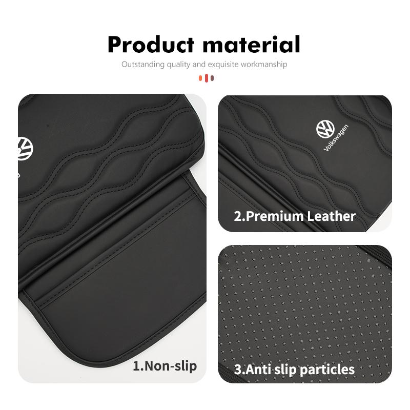 Car Armrest Pad Hand Elbow Support Cushion Box Tissue Holder For Volkswagen VW Scirocco Passat Polo B5 B6 B7 CC Tiguan SharanNI2