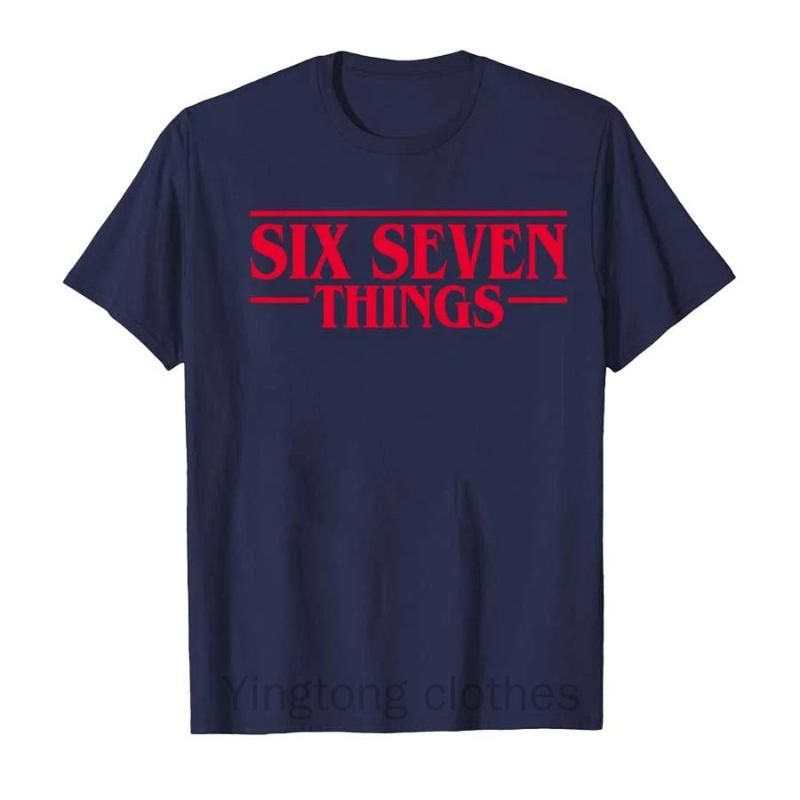 Funny Meme 67 Retro Six Seven Things T-shirt For Men Women Cotton T Shirts Short Sleeve Tops