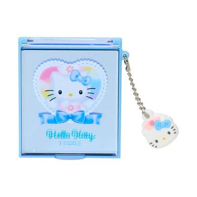 Sanrio Hello Kitty Spiegel mit Maskottchen ( Fantasy Engel Blau ) Japan NEU