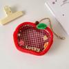 1 Piece Mini Storage Organizer Bag Apple Star Plush Itabag Cute Coin Purse Pouch Keychain Wallet Transparent Toy