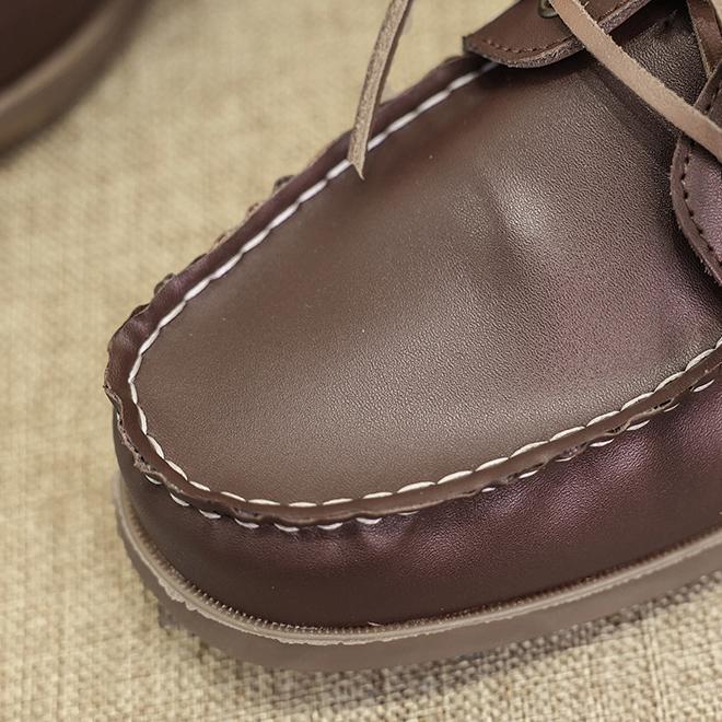 Men's 2-Eye Boat Shoe Penny Loafers Casual Driving Walking Moccasin