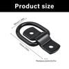 Steel D Rings Lashing Eyelets Heavy Duty Rustproof Assembly Rings For Truck Boats ATV Garage Installation With Screws