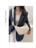 Women's 2025 Oxford Cloth Dumpling Bag - Casual, Large Capacity, Versatile Waist, Shoulder & Crossbody Bag