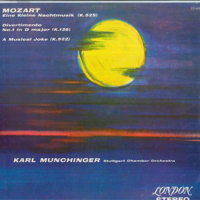 LP Record KARL MUNCHINGER STUTTGARTER KAMMER Mozart Eine Kleine Nachtmusik Div CS6207 LONDON 196 US Classical Used