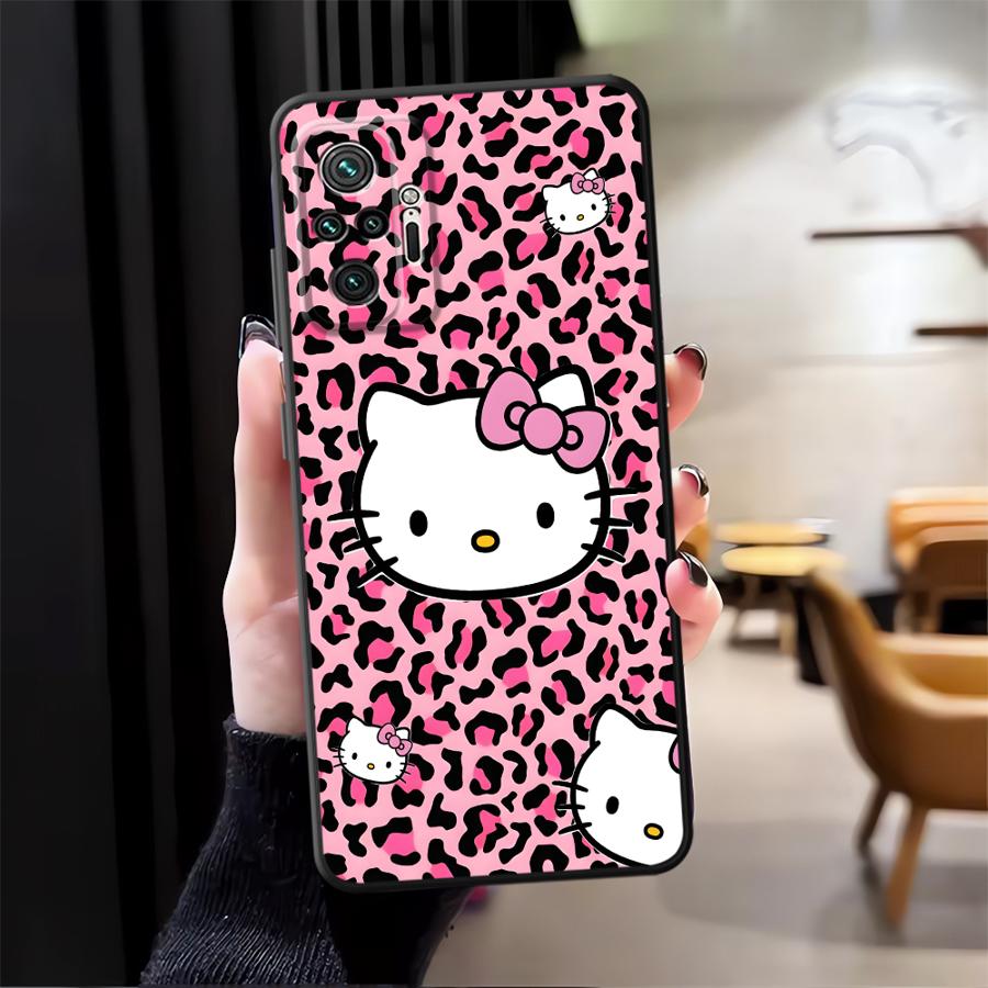 Leopard Hello K-Kittys Phone Cover Case for Xiaomi Redmi Note 14 12S A4 A5 10 12 11 Pro 11S 14C 13 Pro Plus A1 A2 A3 K40 K80 12C