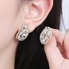 Sparkling Full Diamond Earrings S9 Needle High Quality Fashion Personality Temperament Premium Earrings