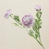 Artificial Ranunculus Flower Fake Silk Persian Buttercup Flower 3 Heads Vintage Faux Ranunculus Arrangement for Home Wedding Table Centerpieces