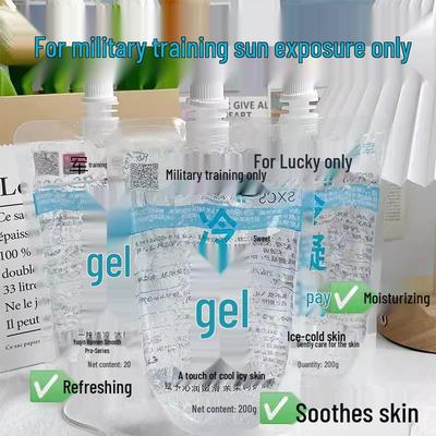 After-Sun Soothing Gel for Students: Cooling Relief for Military Training & Parties