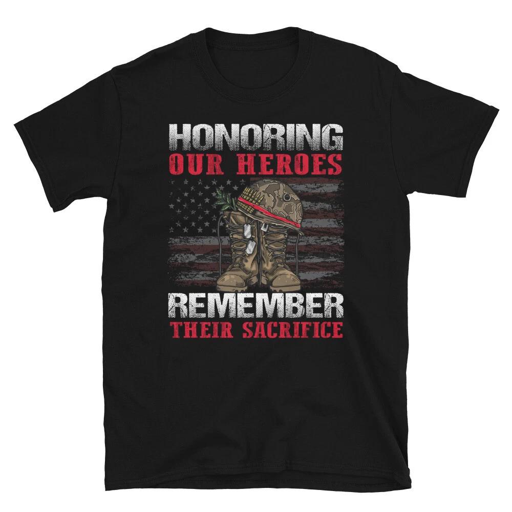 Remember Their Sacrifice US VETERAN Awesome Graphic Classic M