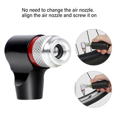 Road Bike CO2 Inflator Portable Tire Inflator Small Bicycles Pump Mountain Bike Tire Pump Cycling Accessories Enduring