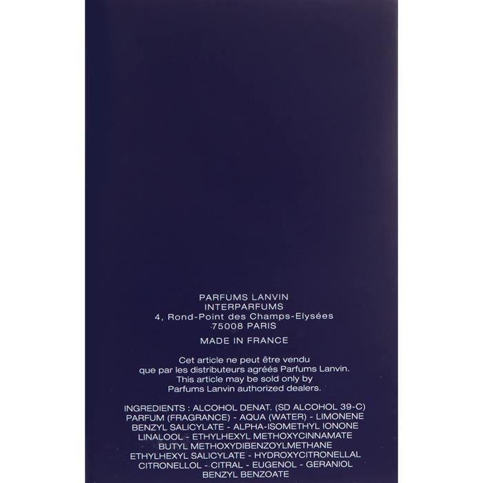 LANVIN L'HOMME SPORT 100ml edt vapo59