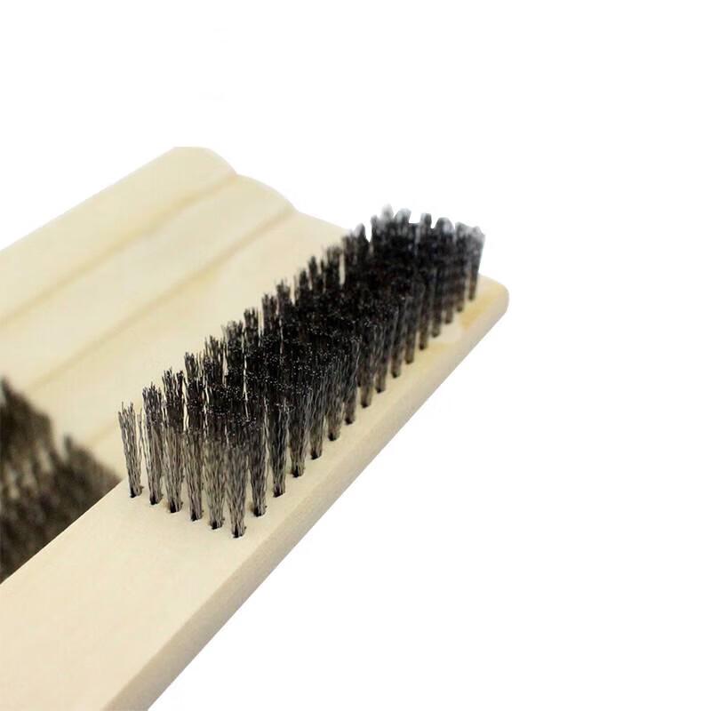 Industrial Wood Handle Steel Wire Brush