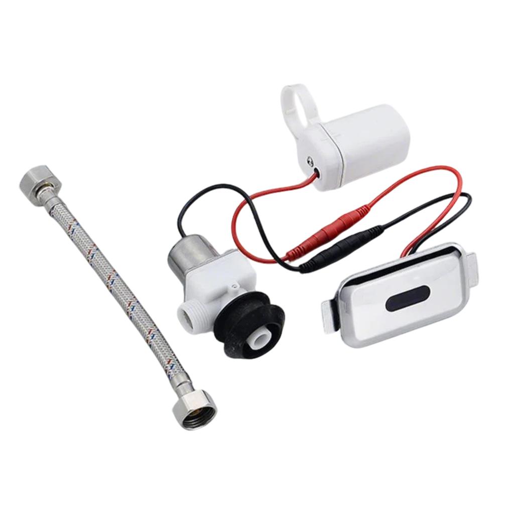 Touchless Urinal Flush Kits Sensor Flush Valve Toilet Flush Repair Kits Washroom Concealed Wall Mount Sensor Set