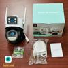 ICSEE 4MP WiFi Outdoor Camera: Waterproof, Binocular Bullet-Dome, Phone Remote Monitoring