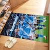 Manchester City Customize Your Name Floor Mat Design for Bedrooms Game Room Dormitory Foyer Antislip Carpet Decorate Offices Wedding Party Gift