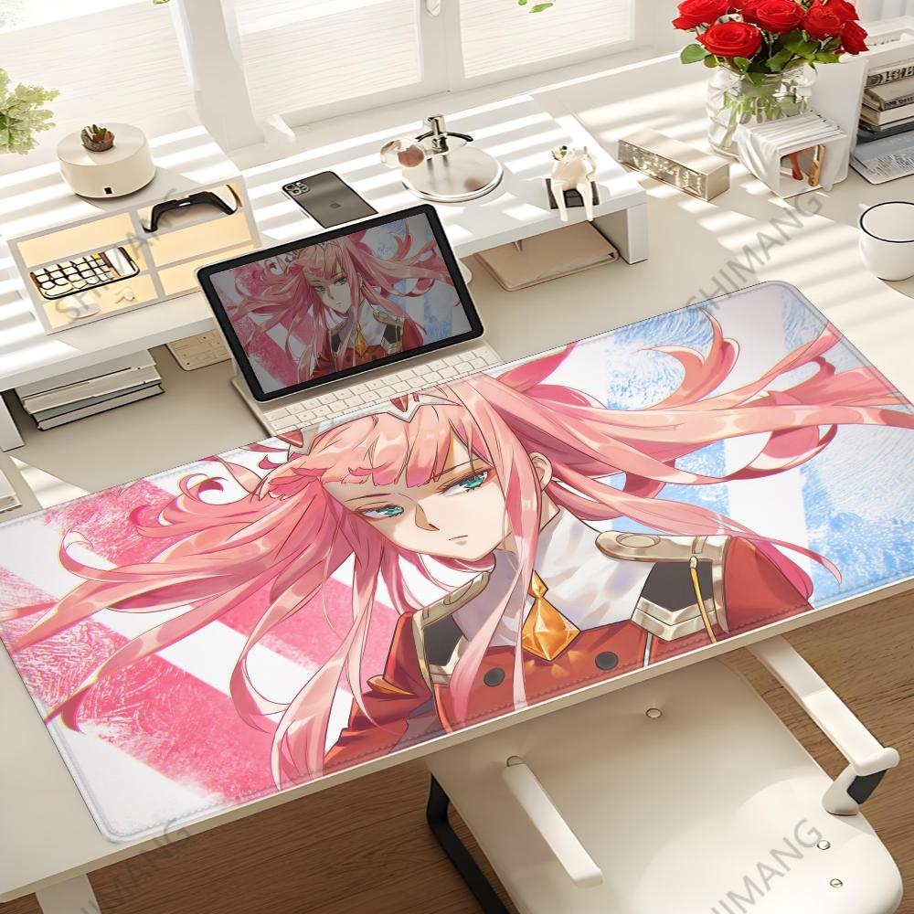Nonslip Computer Mousepad HD Printing Quick delivery Gamer Desk Mat Accessories Zero Two Darling In The FranXX  XXL Table Pad