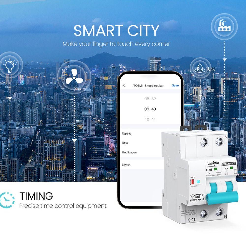 4P Design Kabelloser Fernschalter Energiemanagementschalter Smart Home