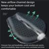 Breathable Motorcycle Seat Pad with Cooling Gel Insert 3D Ventilation Design Shock Absorption Pad for Long Distance