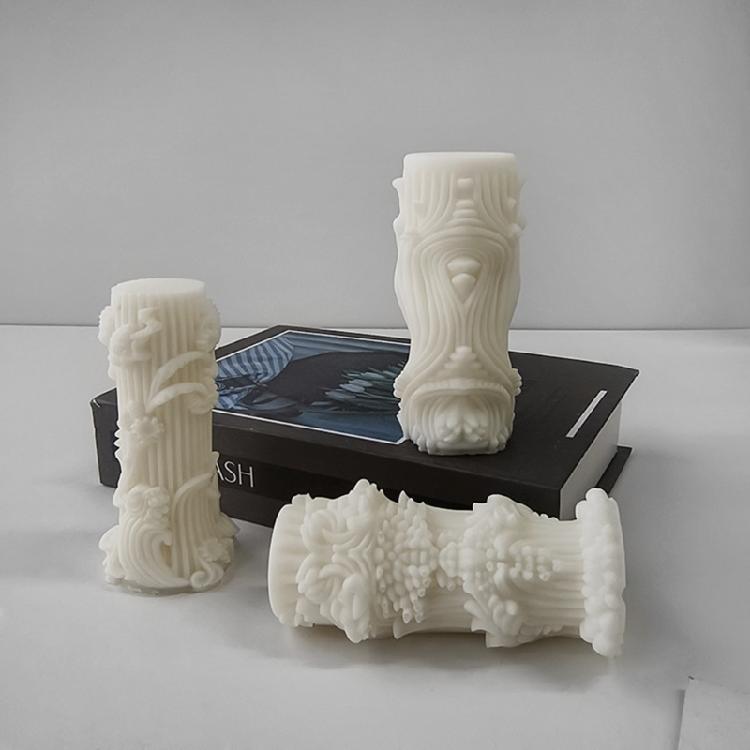 Kerzenformen Zylinderförmige Bastelform zur Herstellung von künstlerisch geschwungenen Kerzen