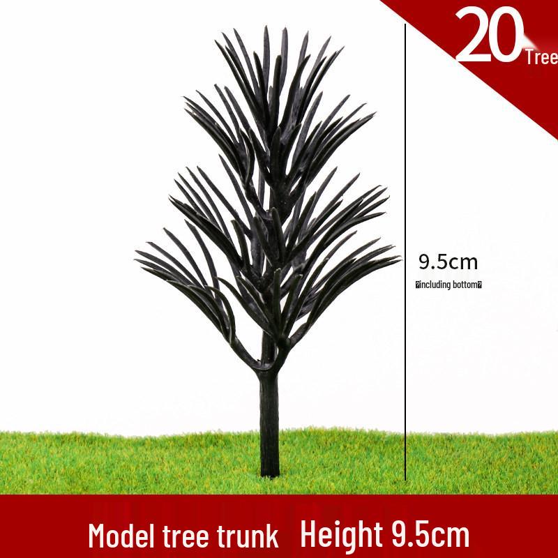 DIY Model Tree Set: Finished Landscape, Terrain, and Street Tree Ornaments